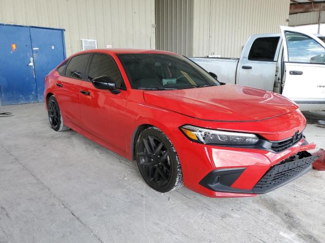 2HGFE2F5XNH571445 - 2022 HONDA CIVIC SPOR RED photo 1