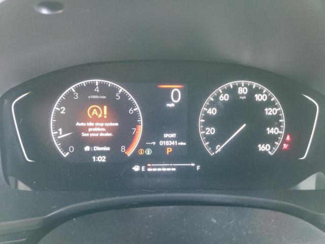 2HGFE2F5XNH571445 - 2022 HONDA CIVIC SPOR RED photo 8