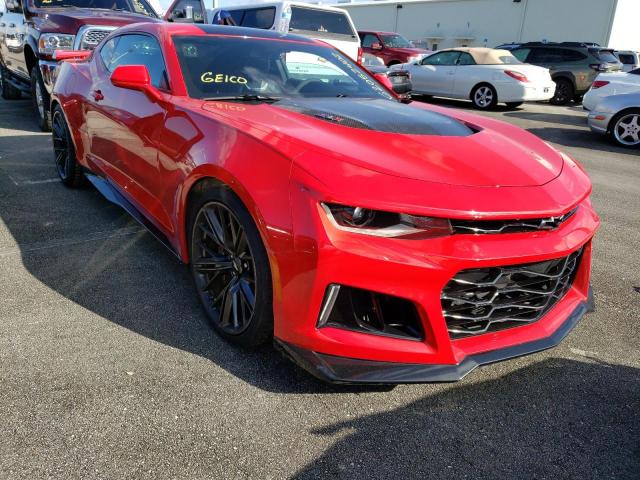 1G1FJ1R61H0154581 - 2017 CHEVROLET CAMARO ZL1 红色 照片 1