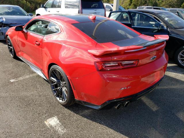 1G1FJ1R61H0154581 - 2017 CHEVROLET CAMARO ZL1 RED photo 3