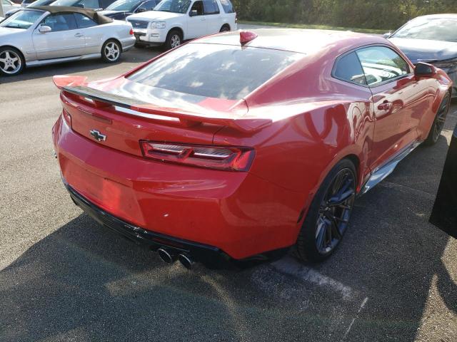 1G1FJ1R61H0154581 - 2017 CHEVROLET CAMARO ZL1 红色 照片 4