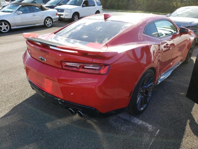 1G1FJ1R61H0154581 - 2017 CHEVROLET CAMARO ZL1 RED photo 4