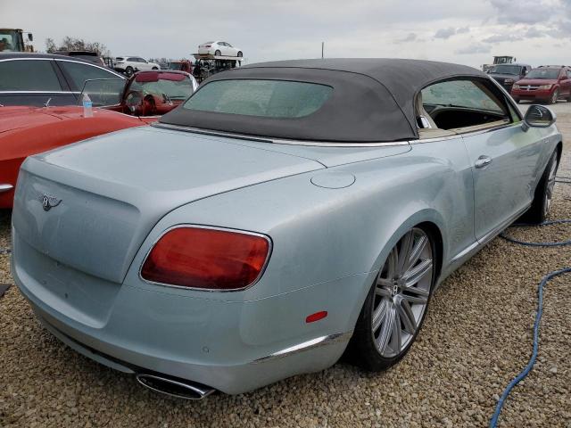 SCBGC3ZA2EC094636 - 2014 BENTLEY CONTINENTA BLUE photo 4