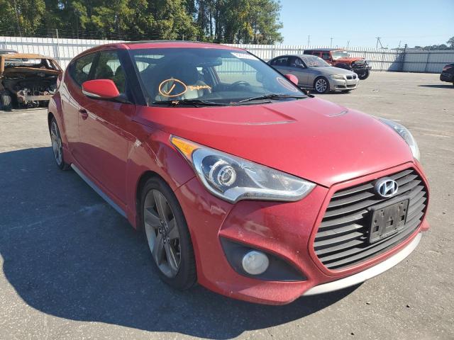 KMHTC6AE8FU240024 - 2015 HYUNDAI VELOSTER T RED photo 1