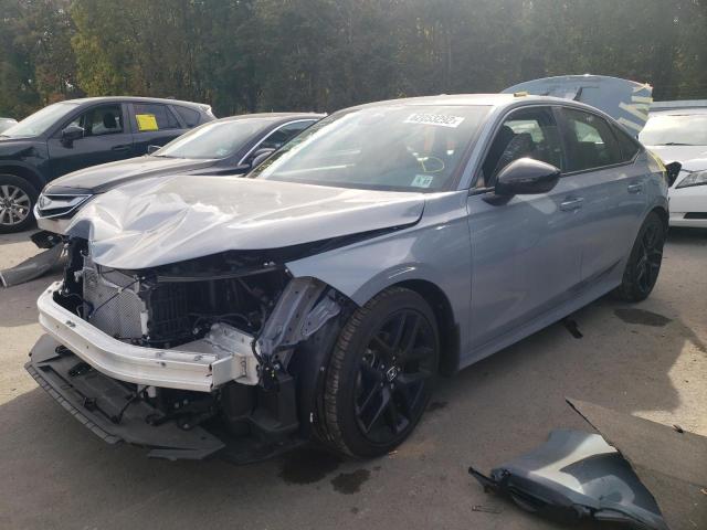 2HGFE2F55NH574477 - 2022 HONDA CIVIC SPOR GRAY photo 2