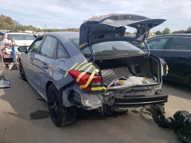 2HGFE2F55NH574477 - 2022 HONDA CIVIC SPOR GRAY photo 3