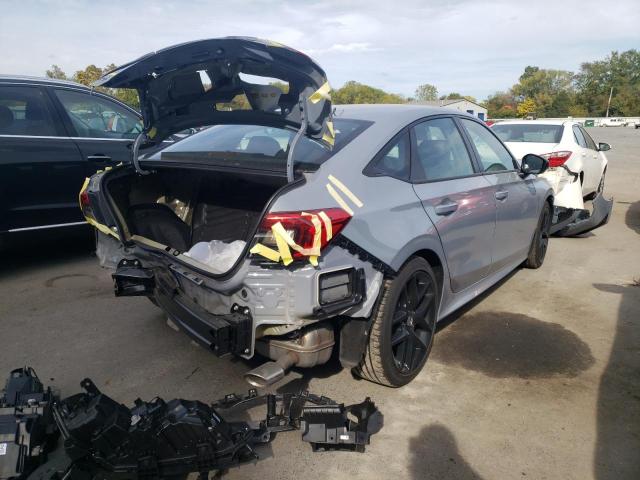 2HGFE2F55NH574477 - 2022 HONDA CIVIC SPOR GRAY photo 4