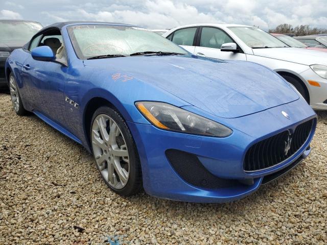 ZAM45VMA8E0083537 - 2014 MASERATI GRANTURISM BLUE photo 1