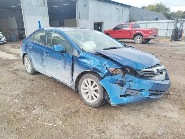 19XFB2F94CE000200 - 2012 HONDA CIVIC EXL 蓝色 照片 1