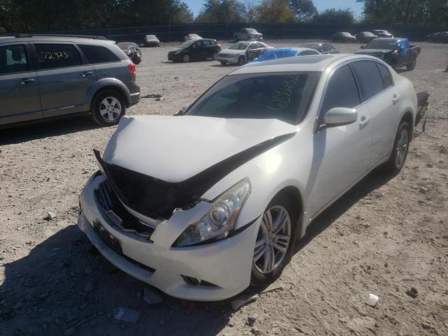 JN1DV6AR5BM450423 - 2011 INFINITI G25 WHITE photo 2