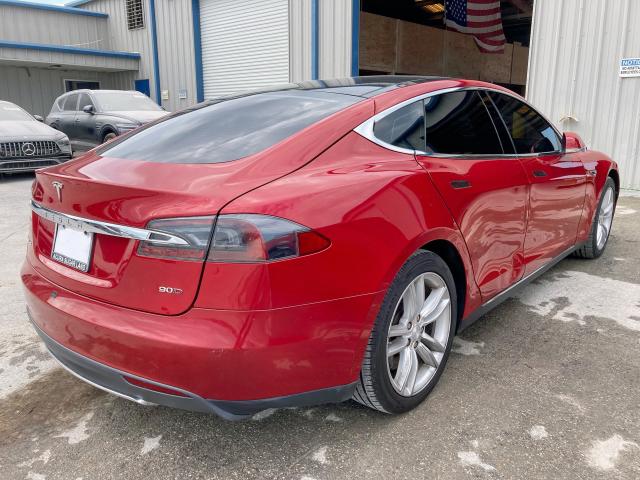 5YJSA1E27GF132366 - 2016 TESLA MODEL S Qırmızı foto 4
