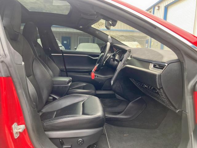 5YJSA1E27GF132366 - 2016 TESLA MODEL S Qırmızı foto 5