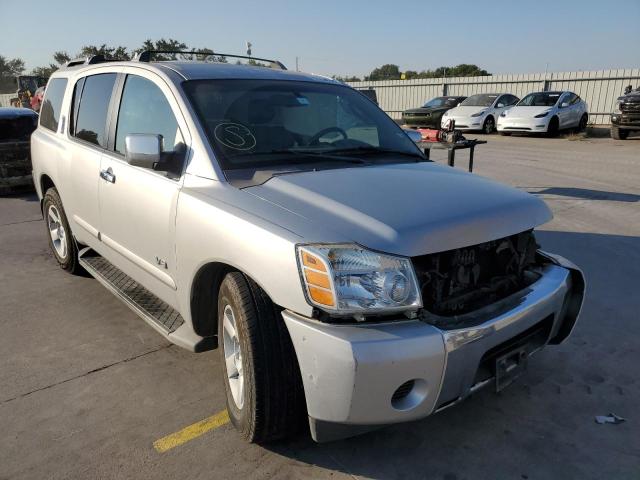 5N1BA08A97N713491 - 2007 NISSAN ARMADA SE SILVER photo 1