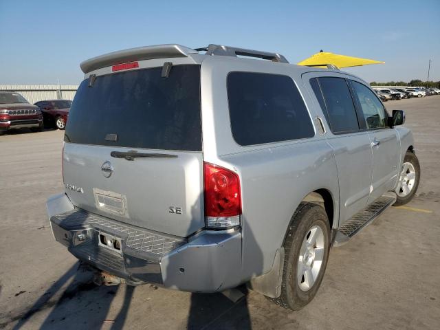 5N1BA08A97N713491 - 2007 NISSAN ARMADA SE SILVER photo 4