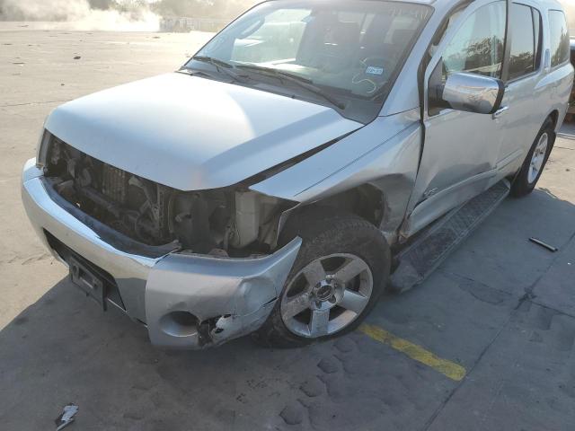 5N1BA08A97N713491 - 2007 NISSAN ARMADA SE SILVER photo 9