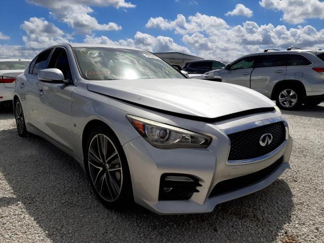 JN1BV7AP1FM352846 - 2015 INFINITI Q50 BASE SILVER photo 1