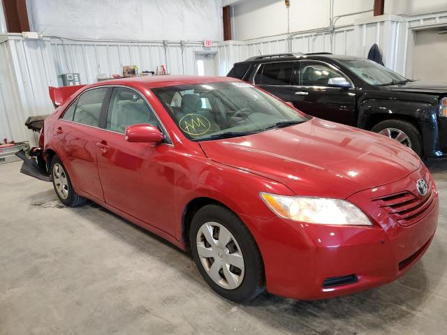 4T1BE46K97U109839 - 2007 TOYOTA CAMRY CE RED photo 1
