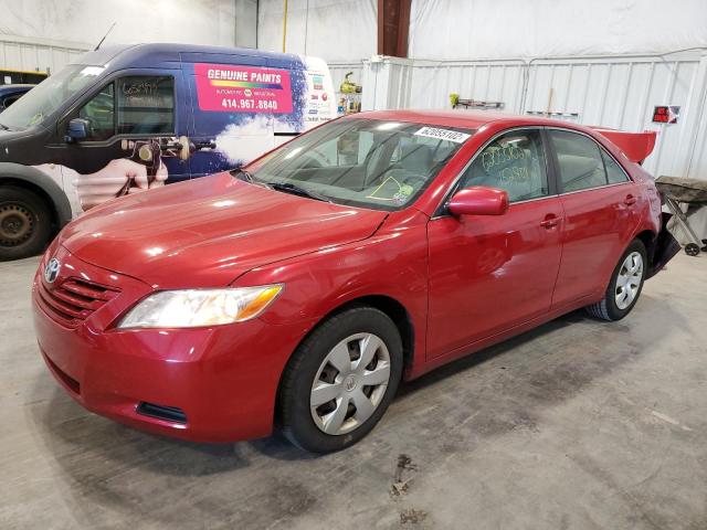 4T1BE46K97U109839 - 2007 TOYOTA CAMRY CE RED photo 2