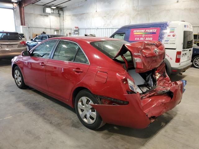 4T1BE46K97U109839 - 2007 TOYOTA CAMRY CE RED photo 3