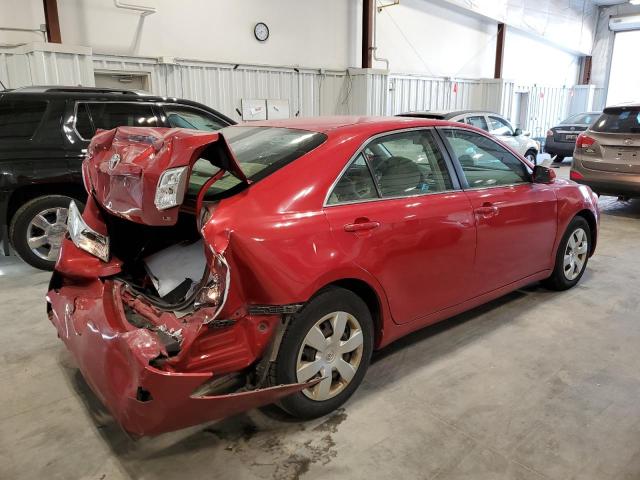 4T1BE46K97U109839 - 2007 TOYOTA CAMRY CE RED photo 4