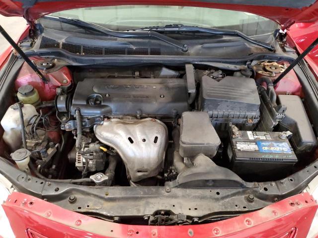 4T1BE46K97U109839 - 2007 TOYOTA CAMRY CE RED photo 7