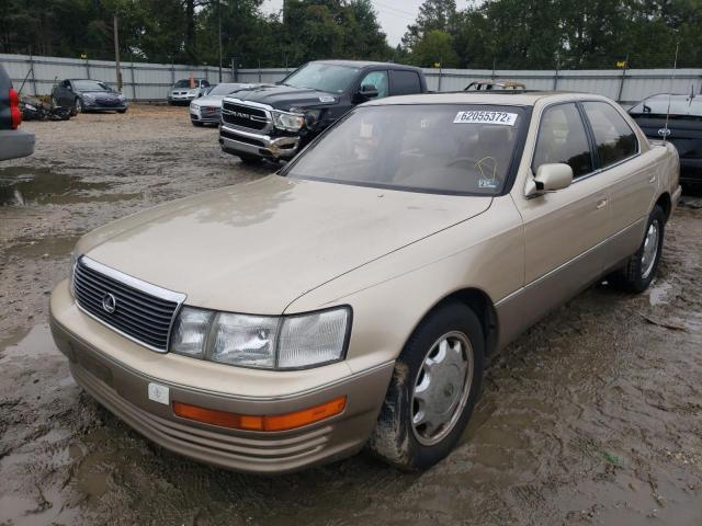 JT8UF11E2R0198950 - 1994 LEXUS LS 400 BEIGE photo 2