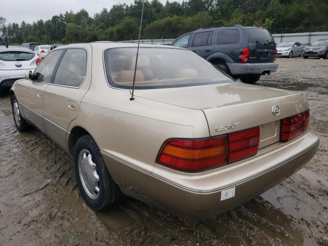 JT8UF11E2R0198950 - 1994 LEXUS LS 400 BEIGE photo 3