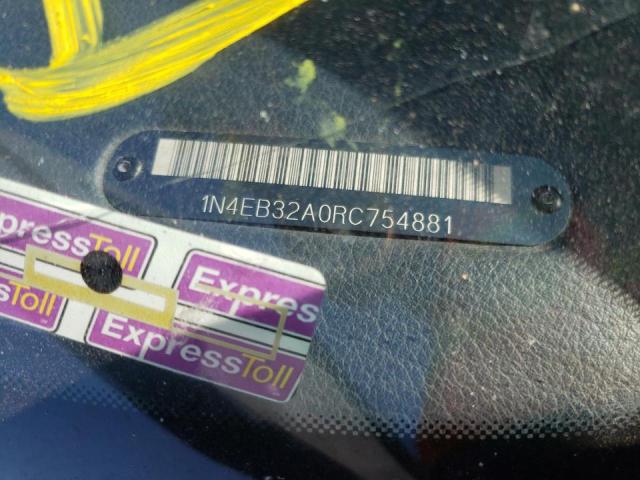 1N4EB32A0RC754881 - 1994 NISSAN SENTRA E BLUE photo 10