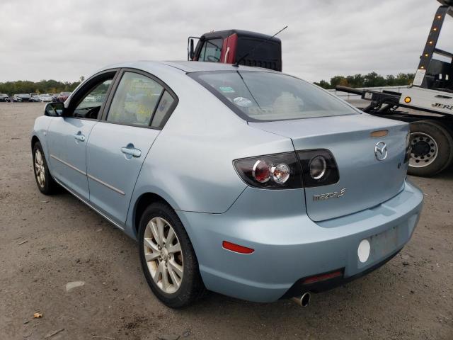 JM1BK32F581782078 - 2008 MAZDA MAZDA3 TURQUOISE photo 3