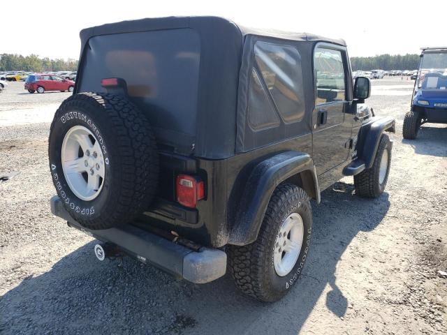 1J4FA39S45P355565 - 2005 JEEP WRANGLER X BLACK photo 4