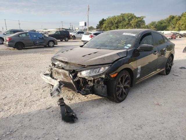 19XFC2E86LE002665 - 2020 HONDA CIVIC SPOR BLACK photo 2