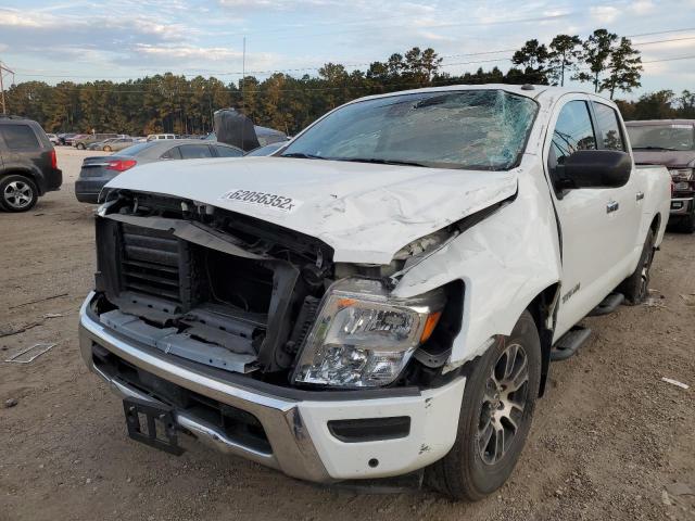 1N6AA1EF7MN504491 - 2021 NISSAN TITAN SV WHITE photo 9