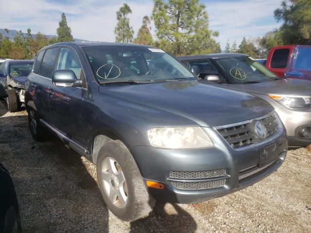 WVGZE77L67D001525 - 2007 VOLKSWAGEN TOUAREG V6 BLUE photo 1