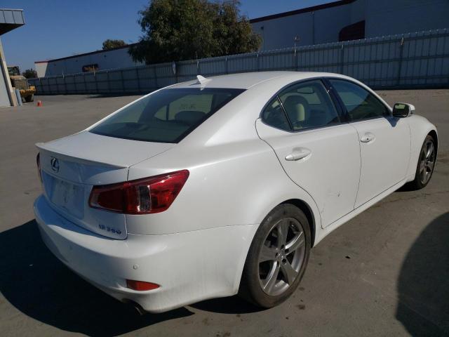 JTHBE5C2XC5029693 - 2012 LEXUS IS 350 WHITE photo 4