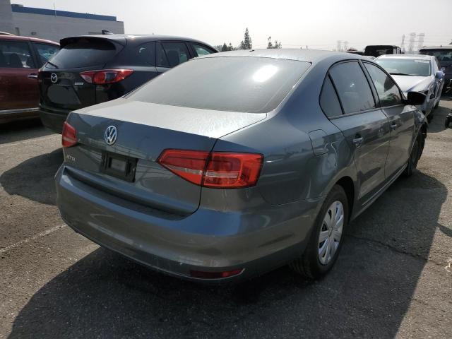 3VW2K7AJ7FM272230 - 2015 VOLKSWAGEN JETTA BASE GRAY photo 4