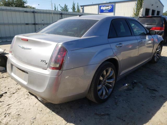 2C3CCABG9EH373453 - 2014 CHRYSLER 300 S SILVER photo 4