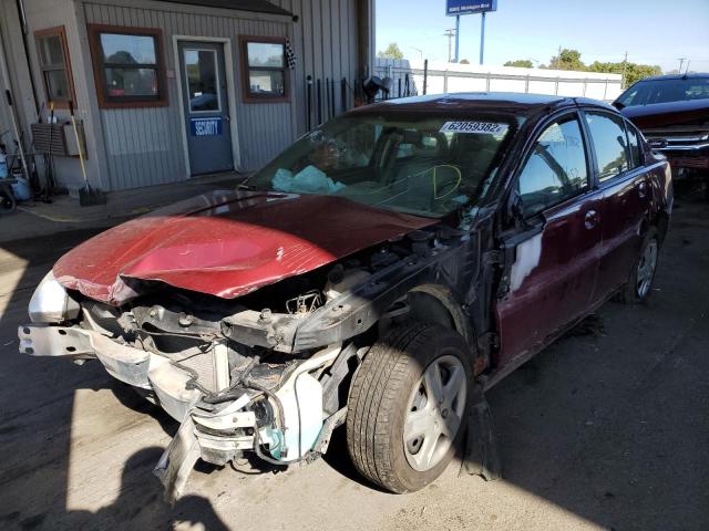 1G8AJ55F57Z122672 - 2007 SATURN ION LEVEL Tünd qırmızı foto 2