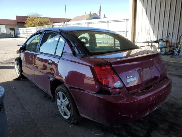 1G8AJ55F57Z122672 - 2007 SATURN ION LEVEL Tünd qırmızı foto 3