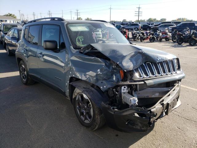 ZACCJAAB0HPG05416 - 2017 JEEP RENEGADE S BLUE photo 1