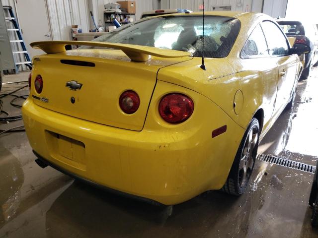 1G1AM15B777170441 - 2007 CHEVROLET COBALT SS YELLOW photo 4