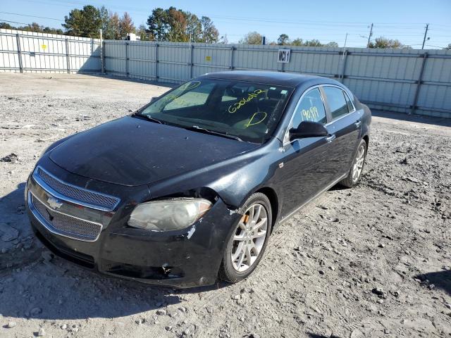 1G1ZK57768F294684 - 2008 CHEVROLET MALIBU LTZ შავი ფოტო 2