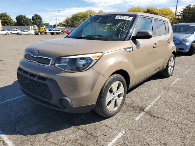 KNDJN2A24G7332137 - 2016 KIA SOUL BROWN photo 2