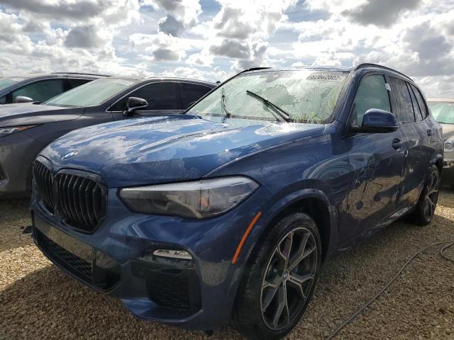5UXCR4C09M9F06421 - 2021 BMW X5 SDRIVE BLUE photo 2