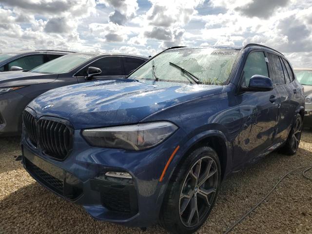 5UXCR4C09M9F06421 - 2021 BMW X5 SDRIVE BLUE photo 2