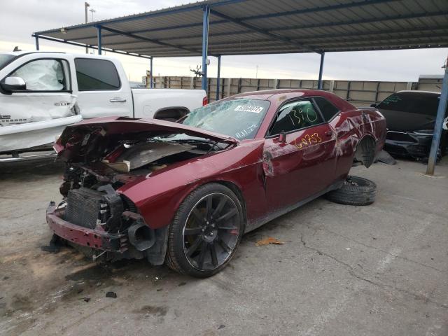 2C3CDZAG2KH620966 - 2019 DODGE CHALLENGER RED photo 2