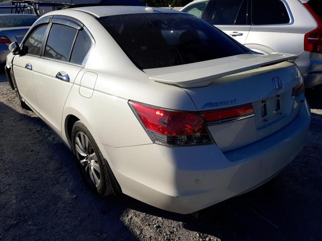 1HGCP3F84CA009839 - 2012 HONDA ACCORD EXL WHITE photo 3