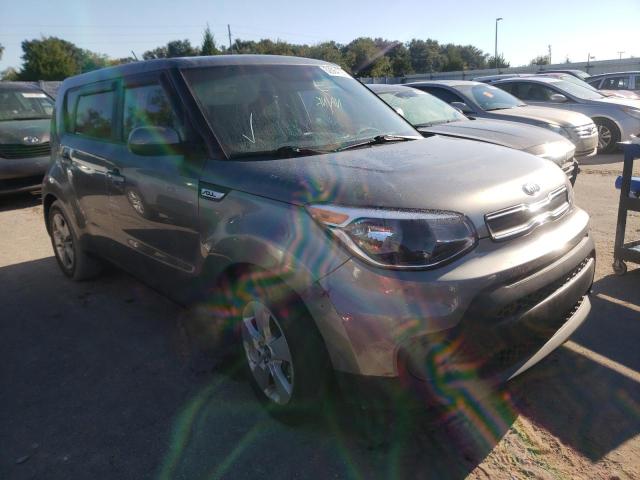 KNDJN2A26K7690624 - 2019 KIA SOUL GRAY photo 1