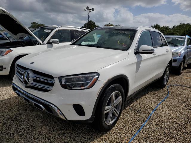 W1N0G8EB3MG013562 - 2021 MERCEDES-BENZ GLC 300 4M WHITE photo 2