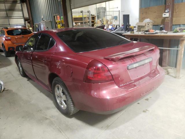 2G2WP522051289706 - 2005 PONTIAC GRAND PRIX წითელი ფოტო 3