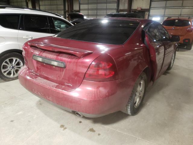 2G2WP522051289706 - 2005 PONTIAC GRAND PRIX წითელი ფოტო 4
